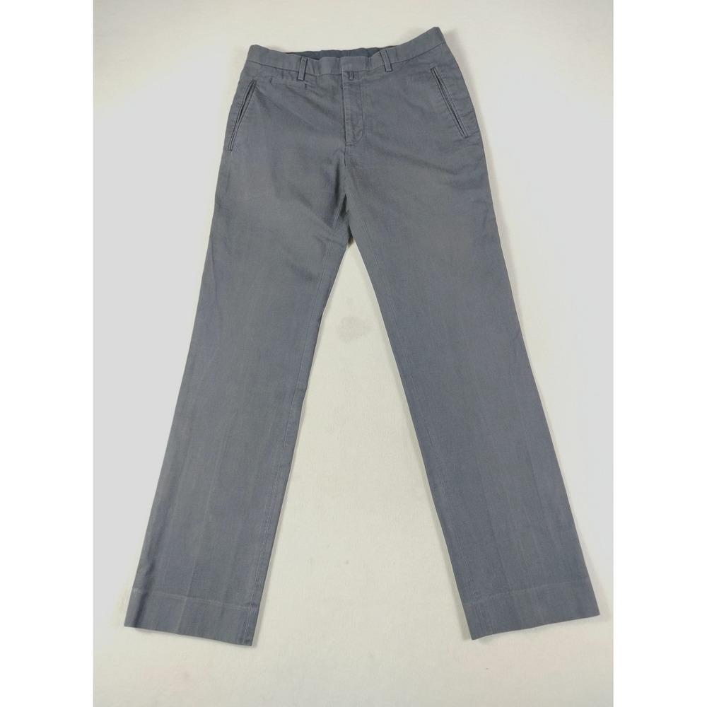 Banana Republic Pants Mens 32 Gray Tailored Slim Fit Chino Cotton Office Casual